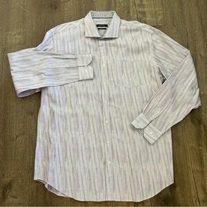 Bugatchi Long Sleeve button up sz XXL